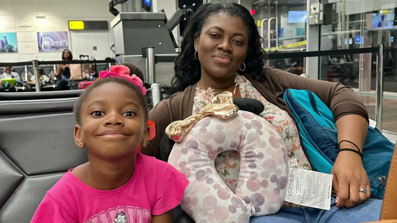 Our Family Trip to Ghana - Kids flight experience