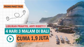 Paket Tour Ke Bali 4 Hari 3 Malam BTH 507 Cuma 1,9 Jutaan!!! Wow Murah Banget