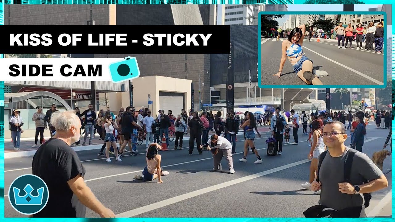 [KPOP IN PUBLIC - SIDECAM] KISS OF LIFE (키스 오브 라이프) - 'STICKY' | Dance Cover by STANDOUT from BRAZIL