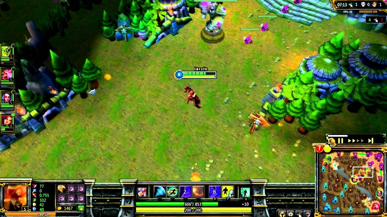 Jungle Lee Sin- Lee Sin Gameplay Part 1