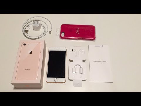 iPhone 8 Unboxing  Gold 