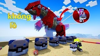 LUCKY BLOCK CHALLENGE CÙNG NOOB YETI ĐẬP LUCKY BLOCK HEAVY BALL TRÊN GROUDON KHỔNG LỒ TRONG MINECRAF