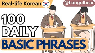 100 Korean Phrases - Beginner Level