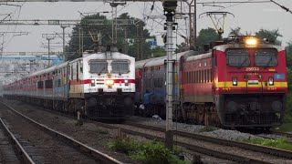 DURONTO EXPRESS Overtakes Guwahati Express! Indian Railways