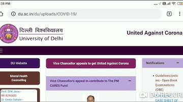 Sol du date sheet 2020 | Sol du new update | b.a programme b.com