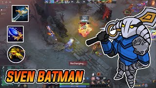 SVEN BATMAN PAKAI AGHANIM SCEPTER JADI SUPERMAN - Dota 2