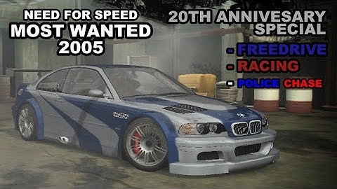 Need For Speed Most Wanted 2005 20th Anniversary gameplay