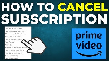 How To Cancel Subscription In Amazon Prime Video (2025)