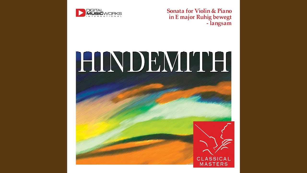 Mira Sonata for Violin & Piano in E major Ruhig bewegt - langsam en YouTube