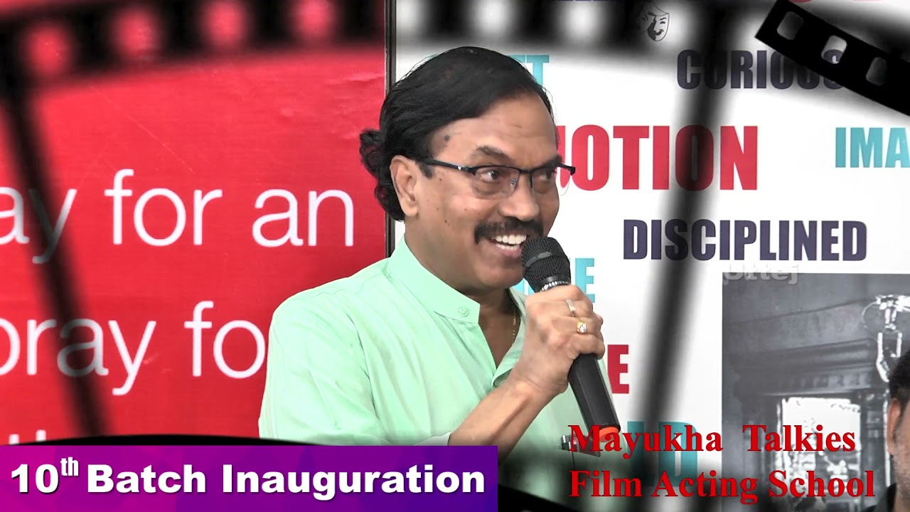 Mayukha Talkies Film Acting School 10th Batch Inauguration | Uttej Expressions | Actor Uttej