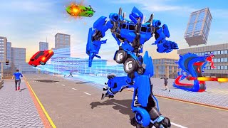 US Police Cobra Transform Robot City Rescue Mission Android Gameplay screenshot 1