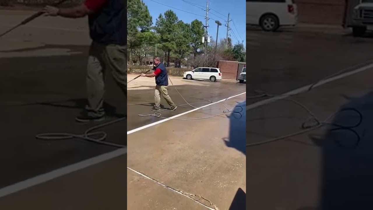 MicroBath Chick-fil-A Drive Thru Concrete Cleaning - Cinco Ranch - Sugar Land, TX