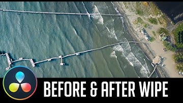 How to Make a Before & After Wipe Transition Effect - DaVinci Resolve 16 Tutorial