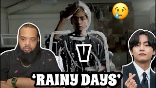 BTS V 'Rainy Days' Official MV | FIRST TIME REACTING 💜