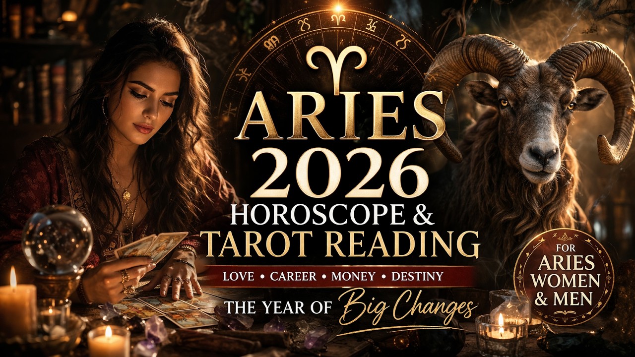 Aries 2026 Horoscope & Tarot Reading | Love, Career, Money Predictions