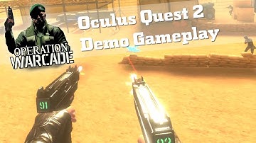 Operation Warcade VR demo playthrough on the Oculus Quest 2 VR headset #oculus