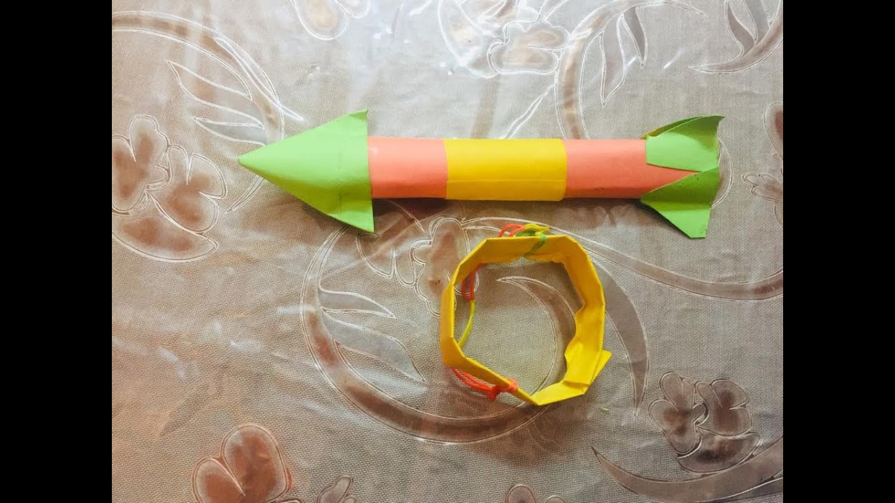 easy ways to make a paper rocket