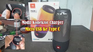 Mengganti Konektor Charger JBL Pulse 3 dari Micro Usb Ke Type C