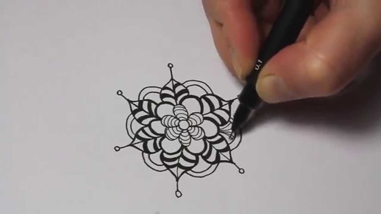 easy patterns tumblr drawings #2 Zentangles: YouTube  Flower Nature