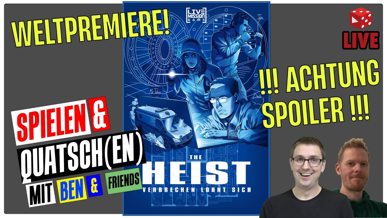 The Heist - LIVE - ACHTUNG SPOILER!!! - Innovatives Spiel von den ...