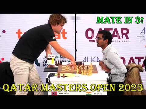 chess24.com on X: 2015 Qatar Masters Champion @MagnusCarlsen opens the  2023 event with a 23-move win! It's mate-in-8 in the final position:   #QatarMasters2023  / X