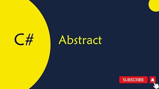 C# OOPS : 24 Abstract Class & Abstract Methods in Telugu