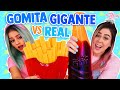 GOMITA GIGANTE VS COMIDA REAL | MIS PASTELITOS