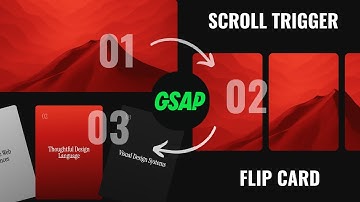 I Created a Mind-Blowing Scroll Animation with GSAP ScrollTrigger (Card Flip Effect)