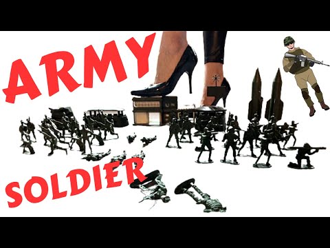 [ASMR] Giantess Heels Crushing Army Soldiers | 女巨人高跟鞋摧毀軍隊