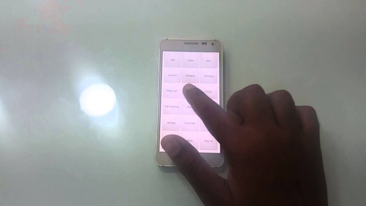 Samsung Galaxy Alpha SM G850Y Accelerometer Sensor Test