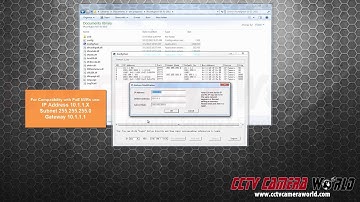 OLD - How To Change The IP Address On Your IP Camera for Use With A PoE NVR