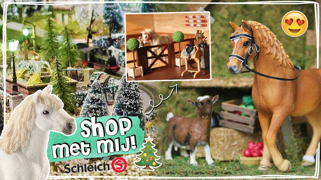 Hedendaags SCHLEICH PAARDEN & MANEGE SPULLEN KOPEN!! - Shop with me | Daphne MD-76