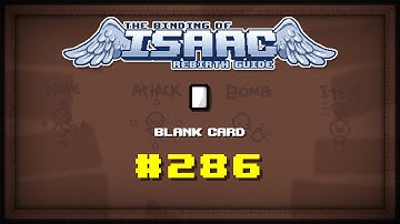 Binding of Isaac: Rebirth Item guide - Blank Card