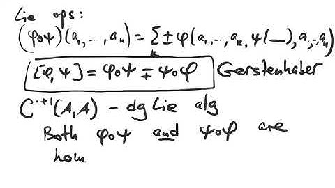 Boris Tsygan (Northwestern University)- Operations on Hochschild and cyclic complexes