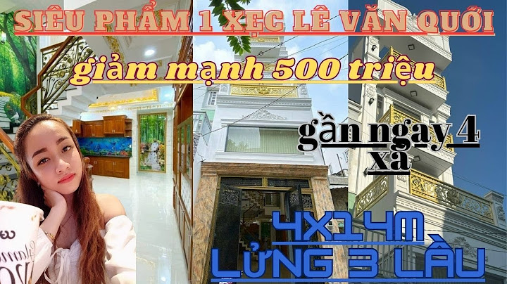 Bán nhà hẻm 264 lê văn quới 2023 năm 2024