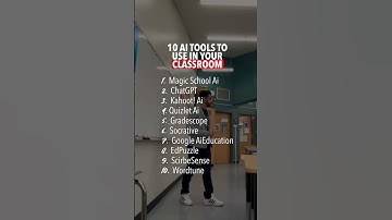 10 Ai Tool To Use In Your Classroom