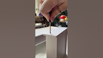 Building a cute desk shelf #organization #aesthetic #shorts #short