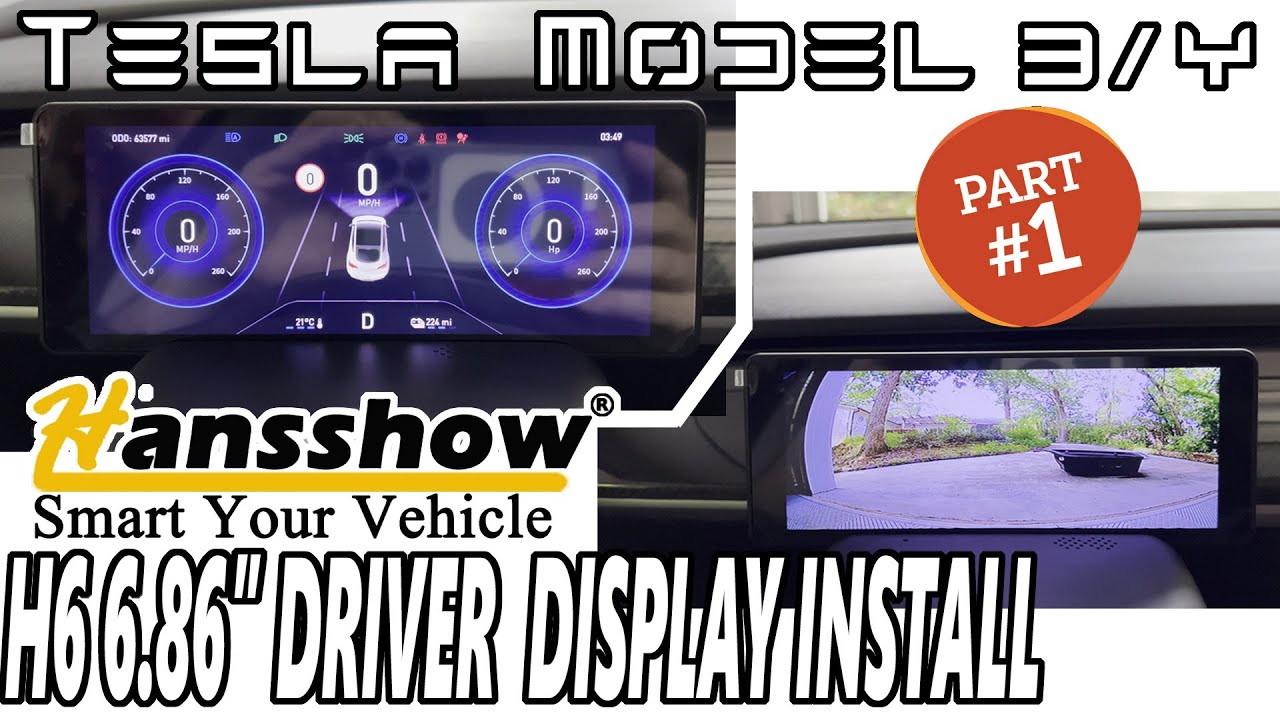 Model 3 Y Hud Screen Tesla Heads up Display Dashboard Screen 4.6