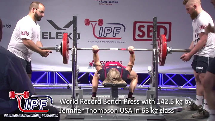 World Record Bench Press with 142.5 kg by Jennifer...