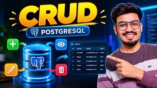 PostgreSQL CRUD Operations Explained | INSERT, SELECT, UPDATE & DELETE | PostgreSQL Tutorial | #5