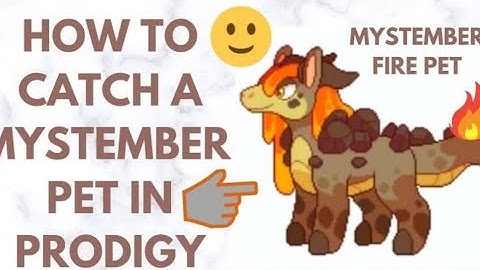 How to catch the super rare Mystember in Prodigy.