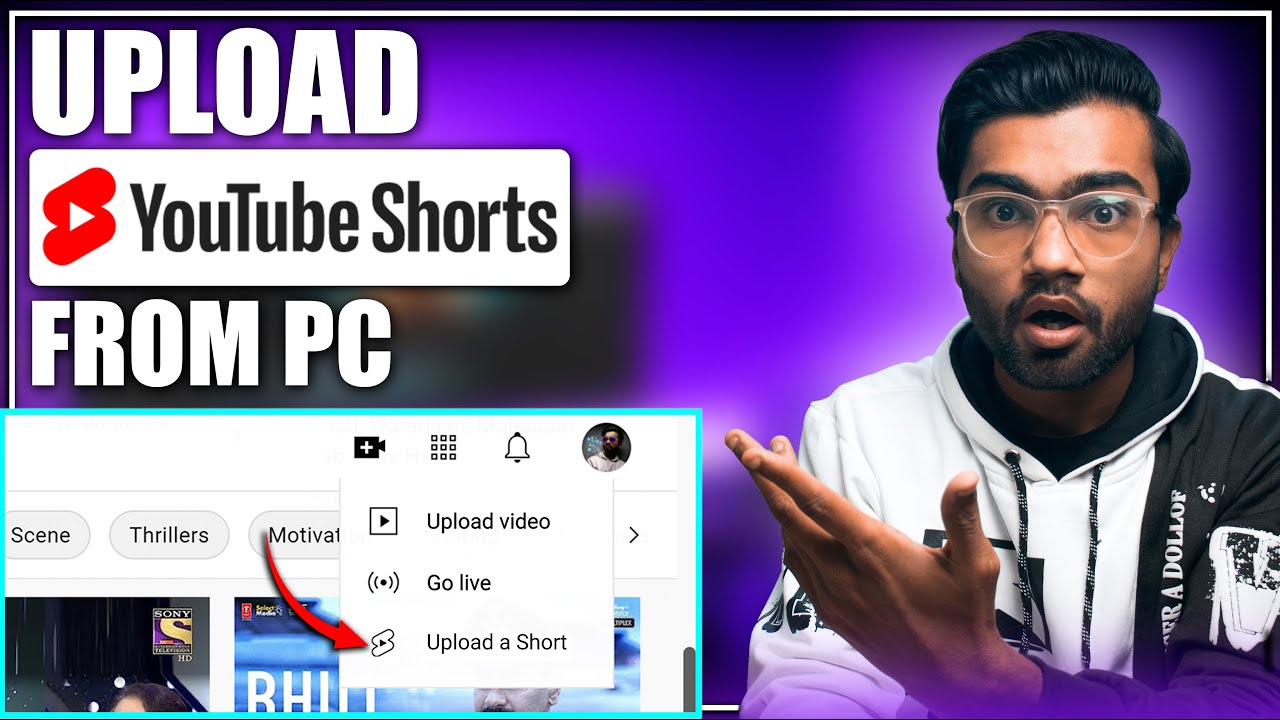 How to Upload YouTube Shorts From PC in 2022 HINDI !!!! - YouTube