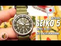 Часы Seiko 5 Military (SNZG09J) - через 10 лет без обслуживания.