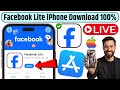 Facebook Lite Download On IPhone 100 Live IPhone Me Facebook Lite Kaise Chalaye Lite For IOS 