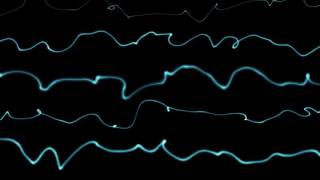 Electric Blue Lines on a Black Background
