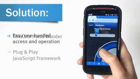 Enhancing one-handed website operation on touchscreen mobile phones