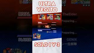 Ultra Vegito Blue 1V3 Solo On Dragon Ball Legends