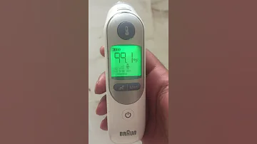 تحويل جهاز الحرارة من فهرنهايت الي سليزيس From Fehrenhit To Celsius Braun Ear Thermom 