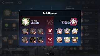 Epic Seven - Guild War(Pre-Season) - Exotic Vs 炼金术士重盾狮之城 (剑心犹在) - Darkwood Stronghold