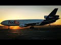 McDonnell Douglas MD-10-30F de FedEx Express Despegando del Aeropuerto Internacional de Guadalajara